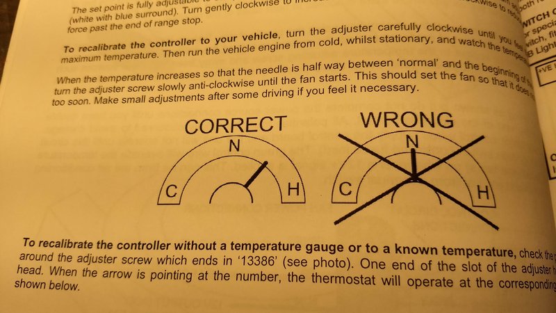 correcte afstelling van een koelingsthermostaat